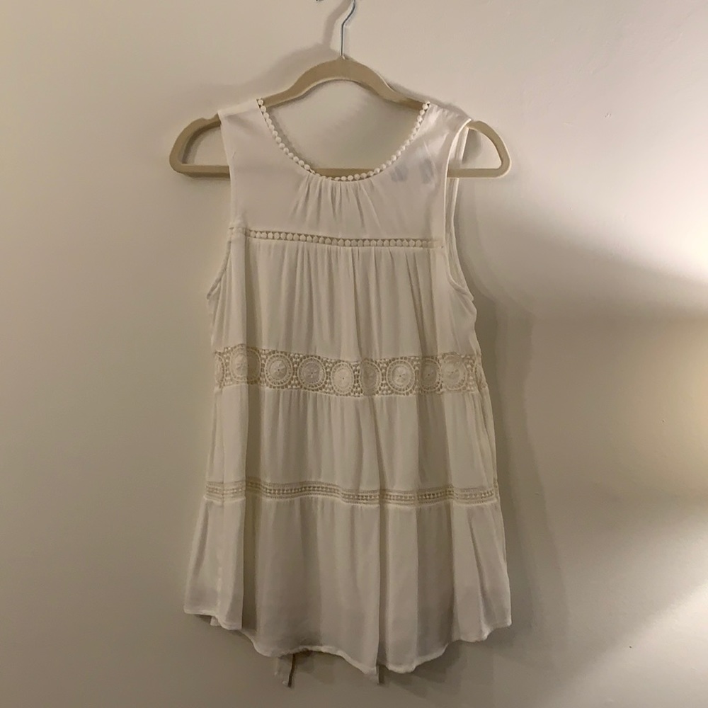 Eyelet Maternity top